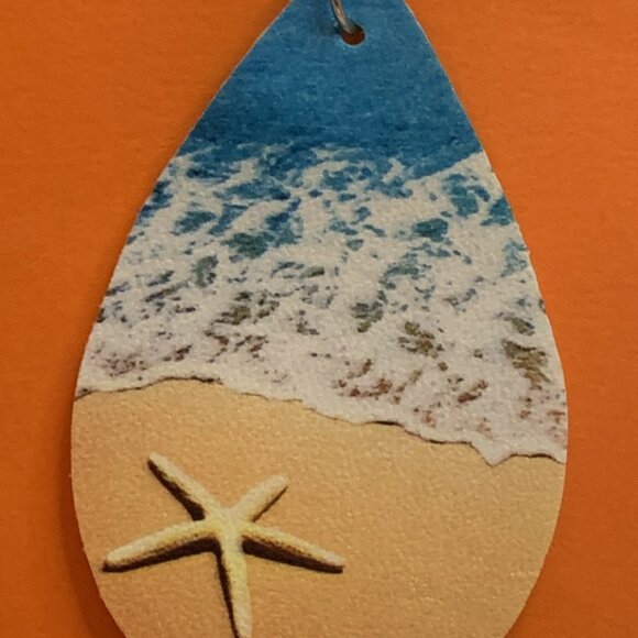 Beach Earring, Starfish Earring, Vacation Earring, Gift Idea, Beach Lover - Picture 5 of 9